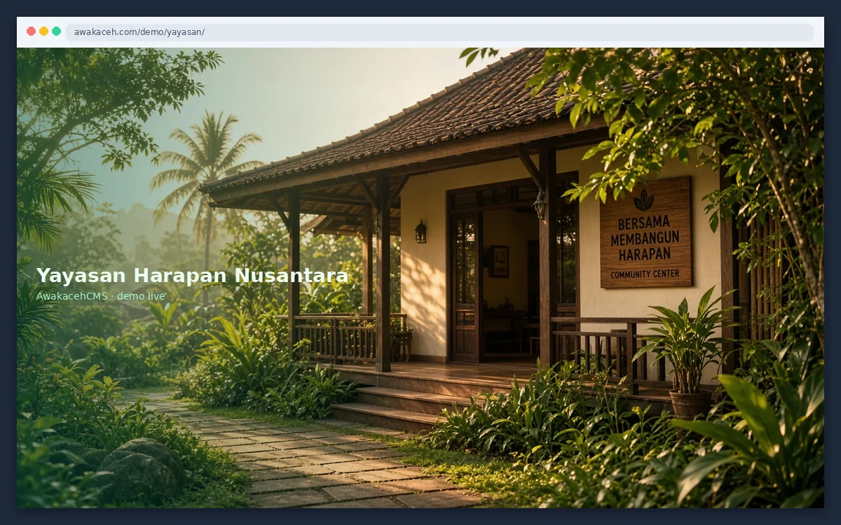 Preview Yayasan / Lembaga